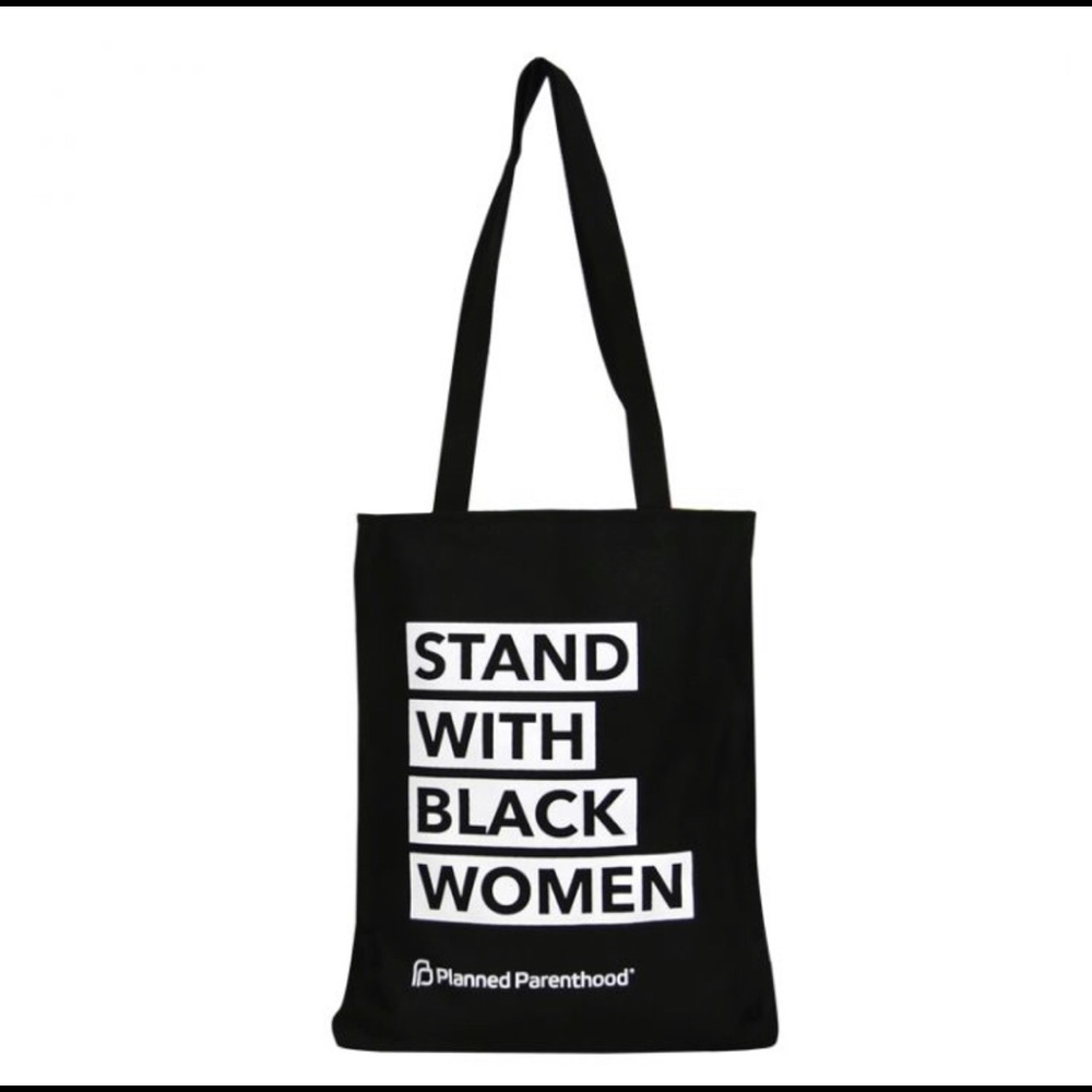 NWOT. Stand with Black Women Tote Bag